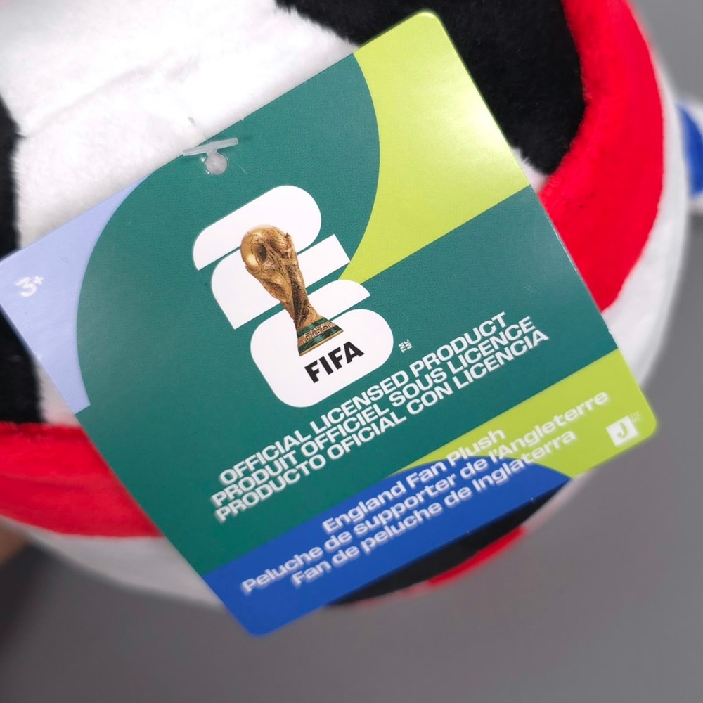 JAZWARES FIFA WORLD CUP 2026 ENGLAND New Fan Plush 9 Soccer Official Licensed - Picture 6 of 8